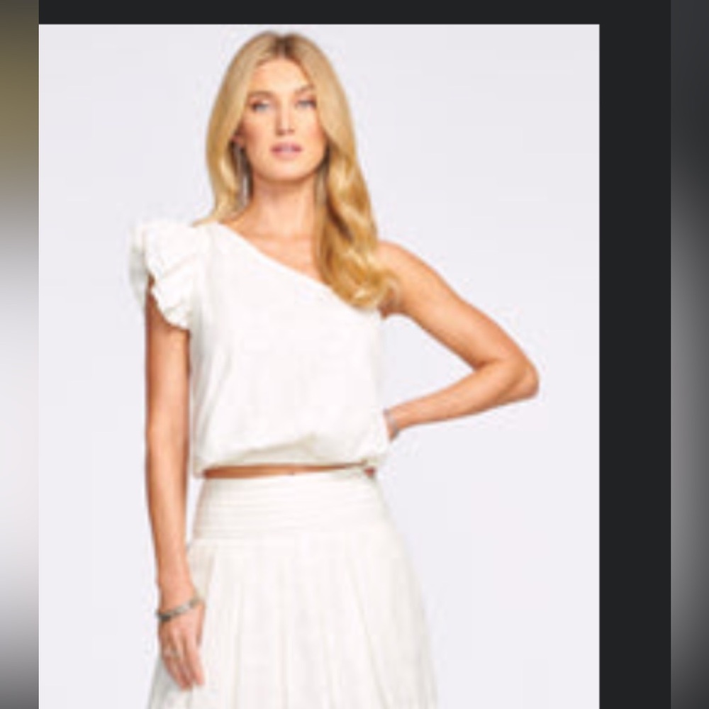 Ramy Brook one shoulder blouse